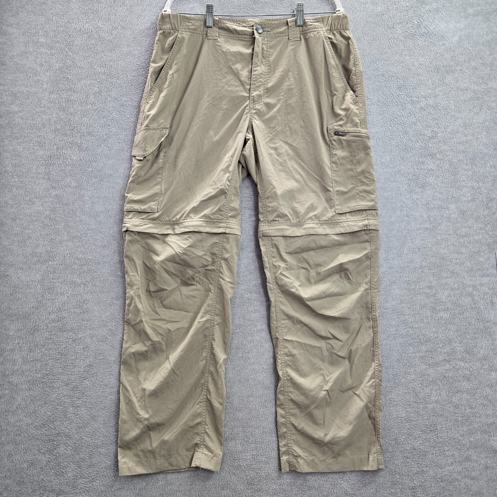 Columbia Pants 36W 30L Beige Cargo Nylon Blend‎ Fishing Outdoor